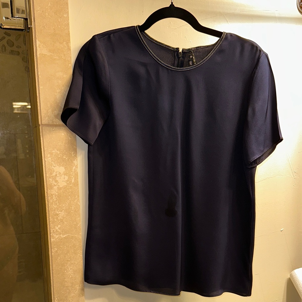 Theory Midnight Blue Women's Blouse